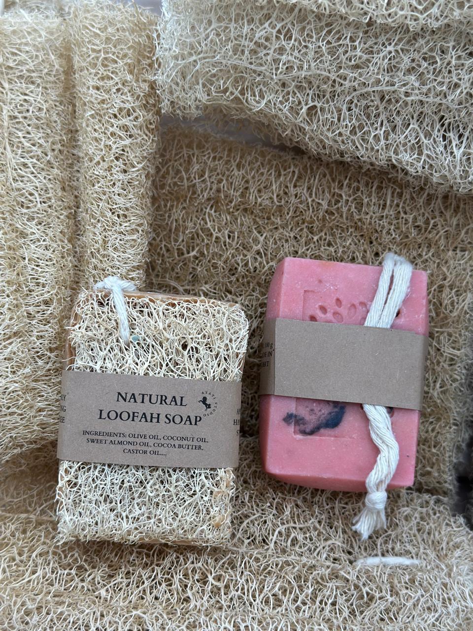 Natural Loofah Soap - 100g