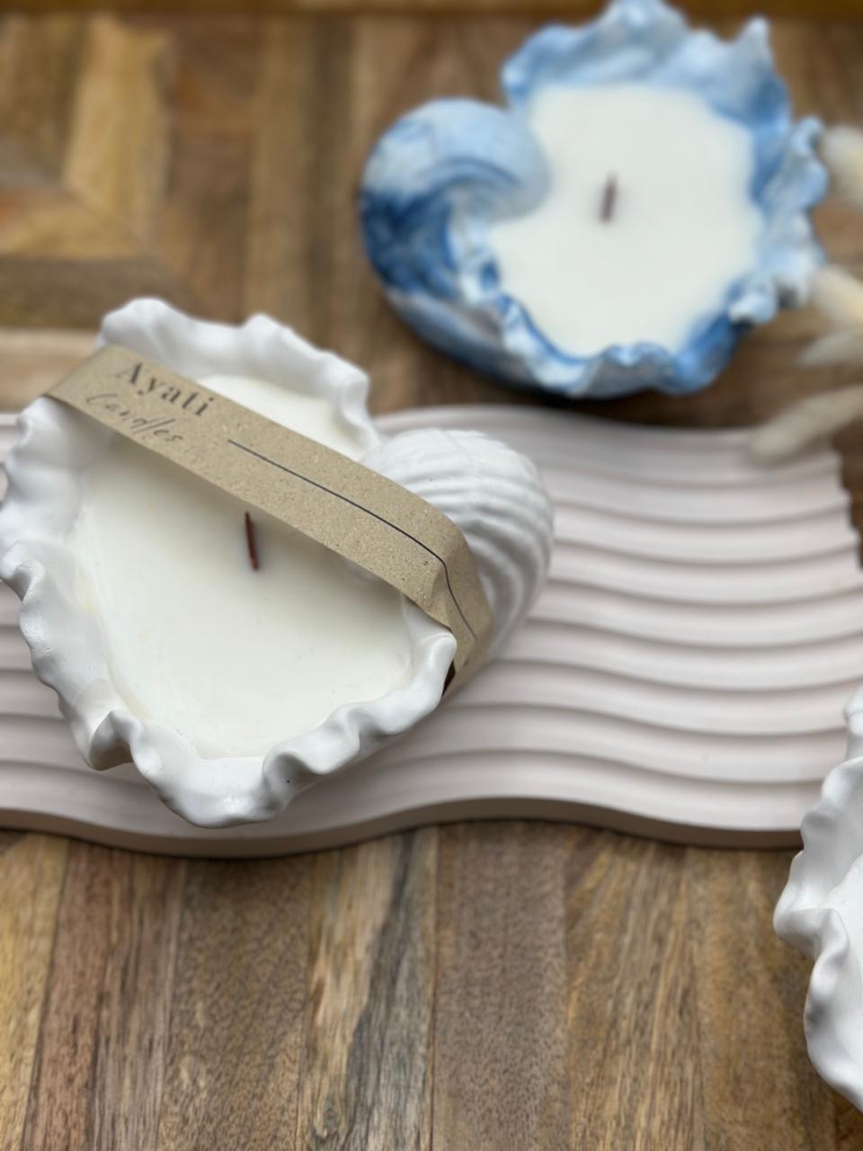 Seashell Candle